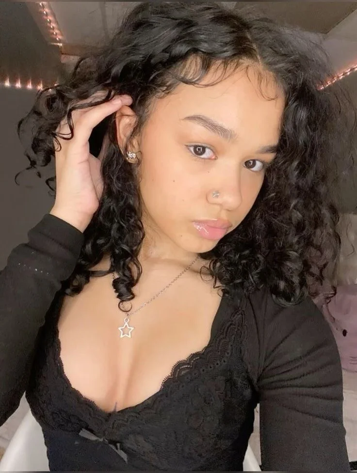 Sexy skinny petite mixed baddie image 6