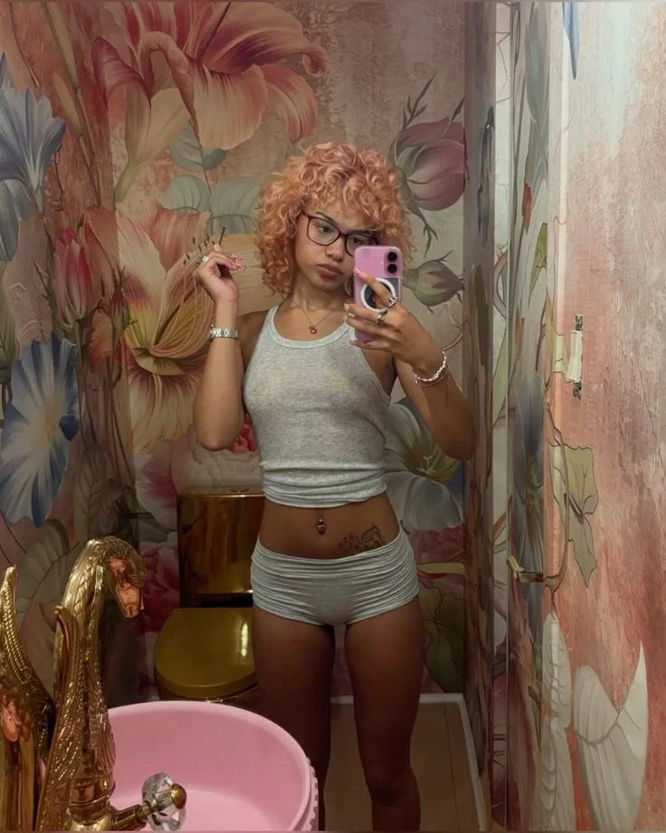 Sexy skinny petite mixed baddie image 9