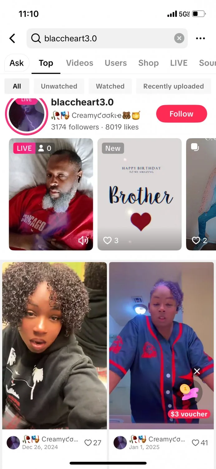 Ebony from TikTok caught On Live…… main image