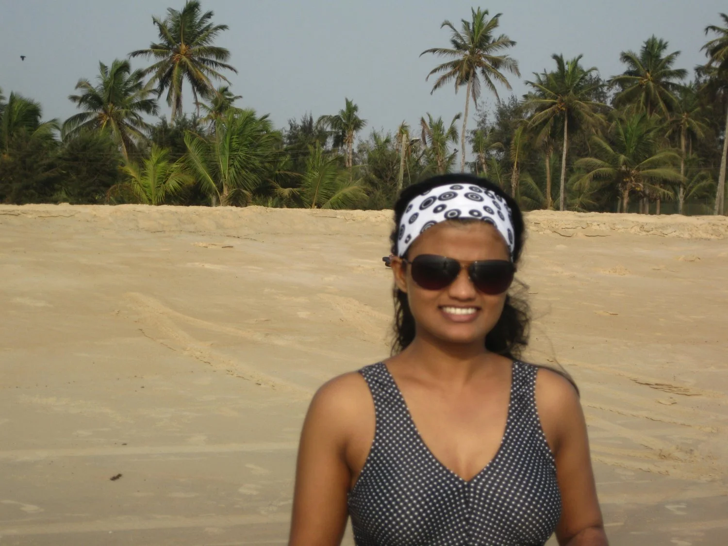 Young Namrata shows her perky brown tits image 21