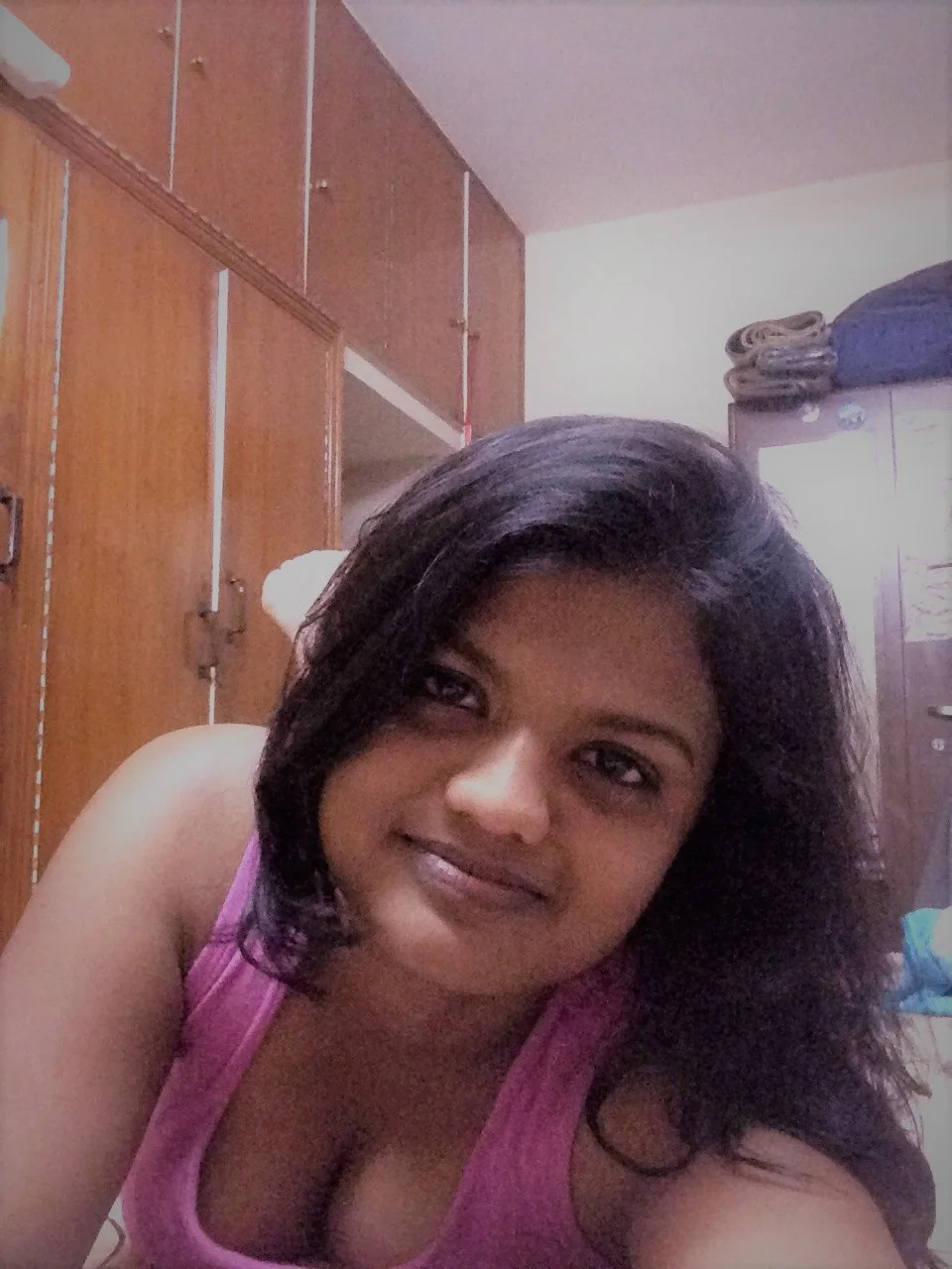 Young Namrata shows her perky brown tits image 6