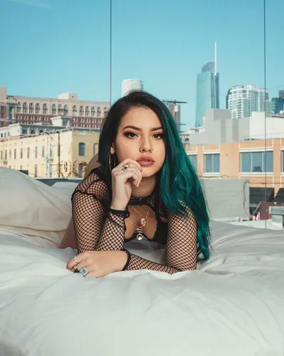 Slutty Latina loves to pose naked cover image