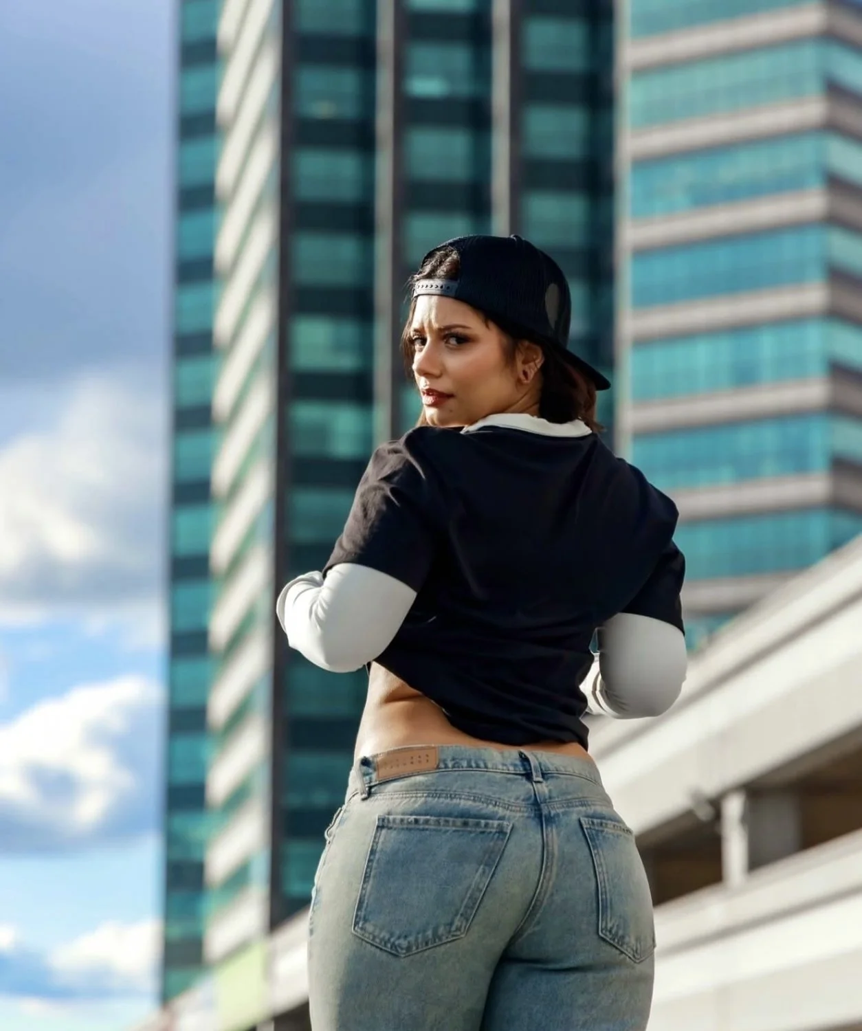 Horny Latina Model Shows Off Nice Ass image 7