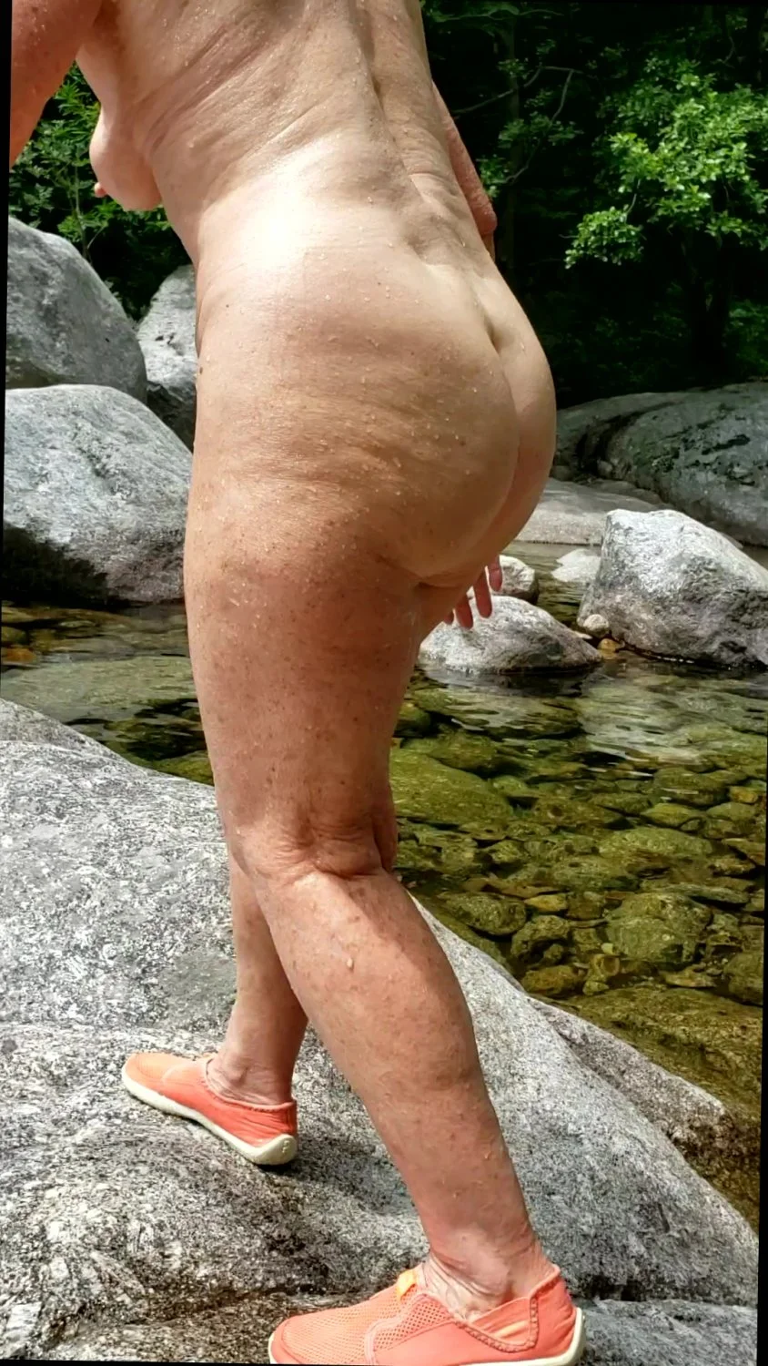 Some more of cheating granny nurse Solange outdoor-Many more to come image 11