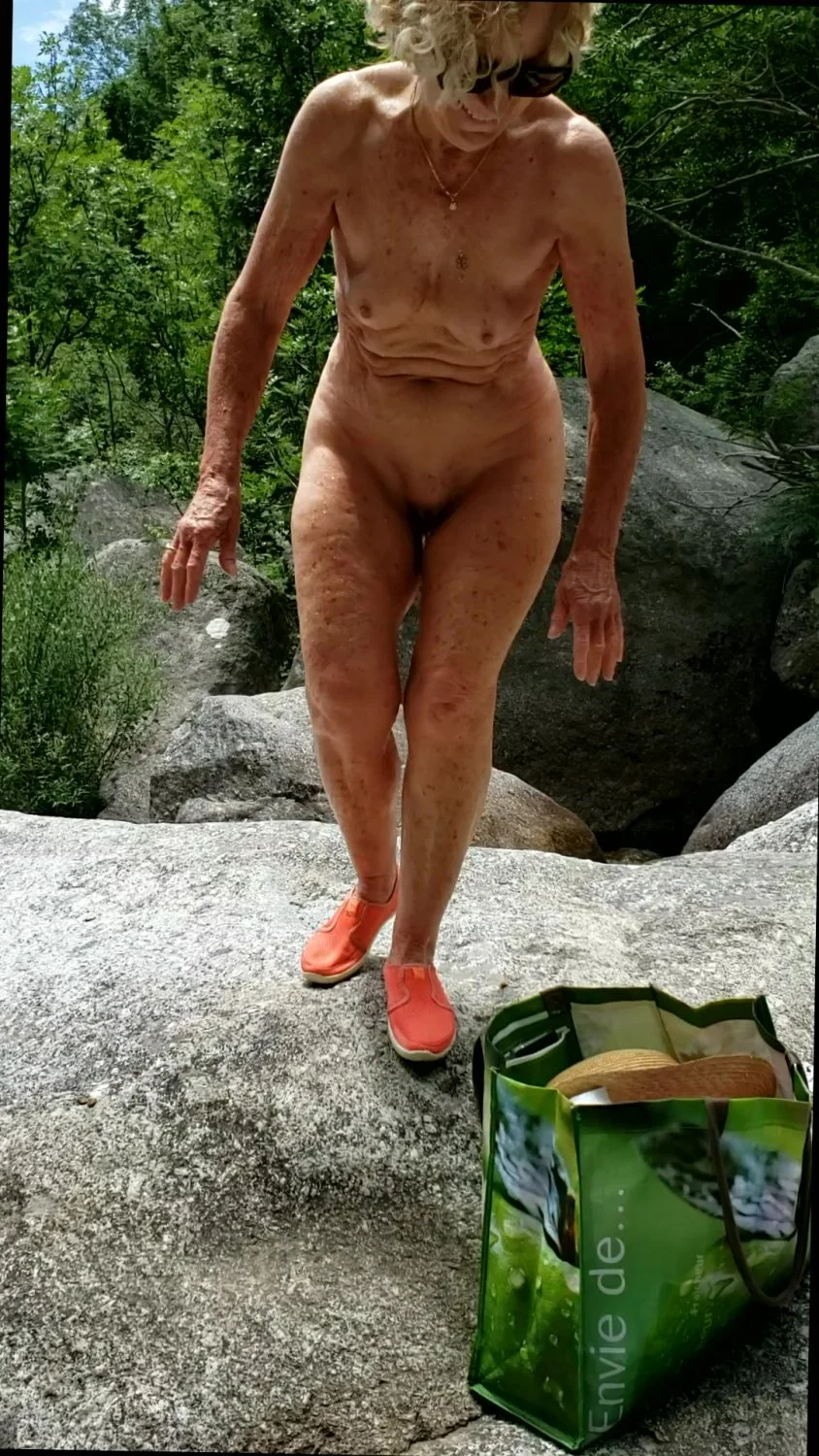 Some more of cheating granny nurse Solange outdoor-Many more to come image 12