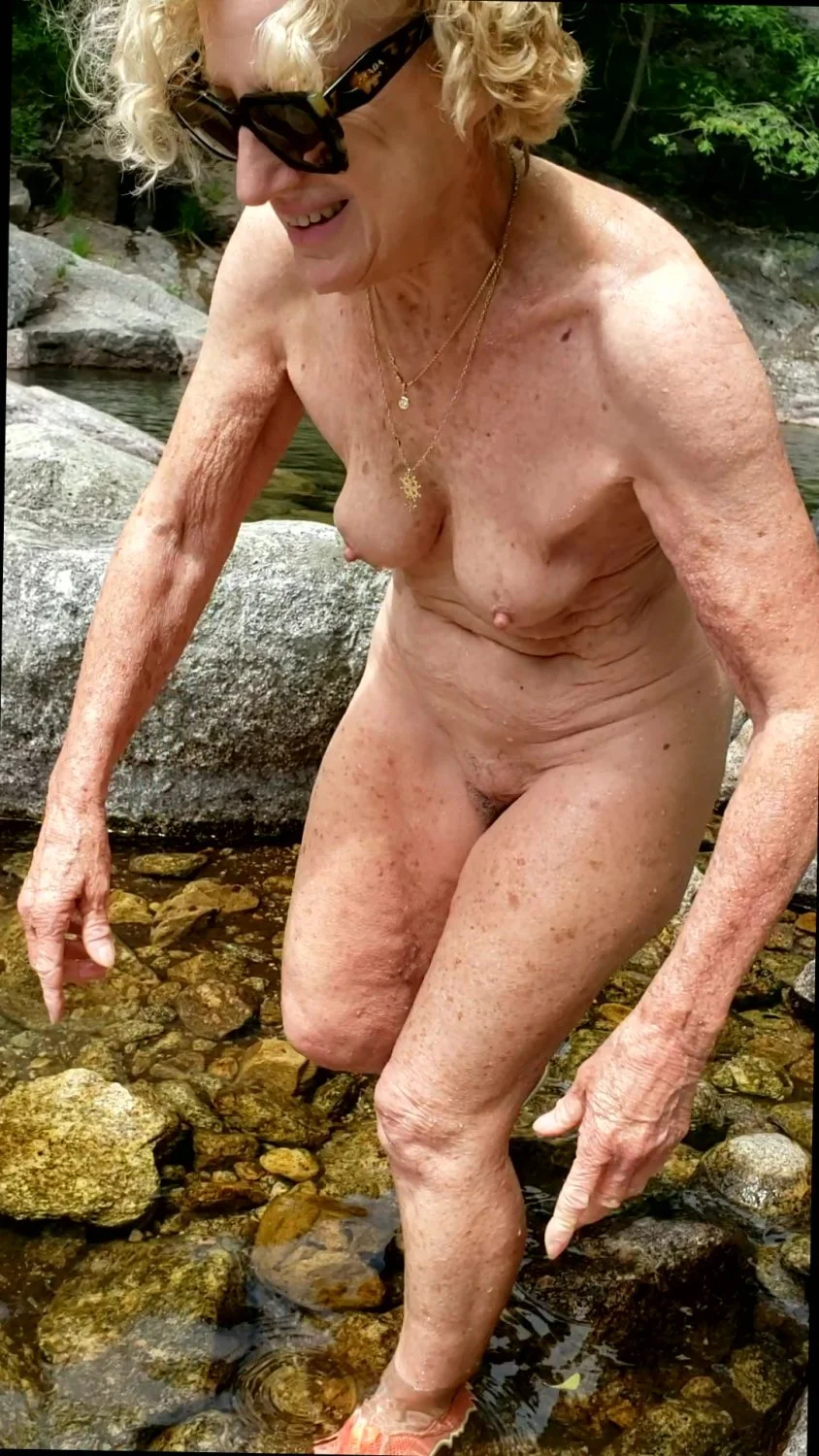Some more of cheating granny nurse Solange outdoor-Many more to come image 9