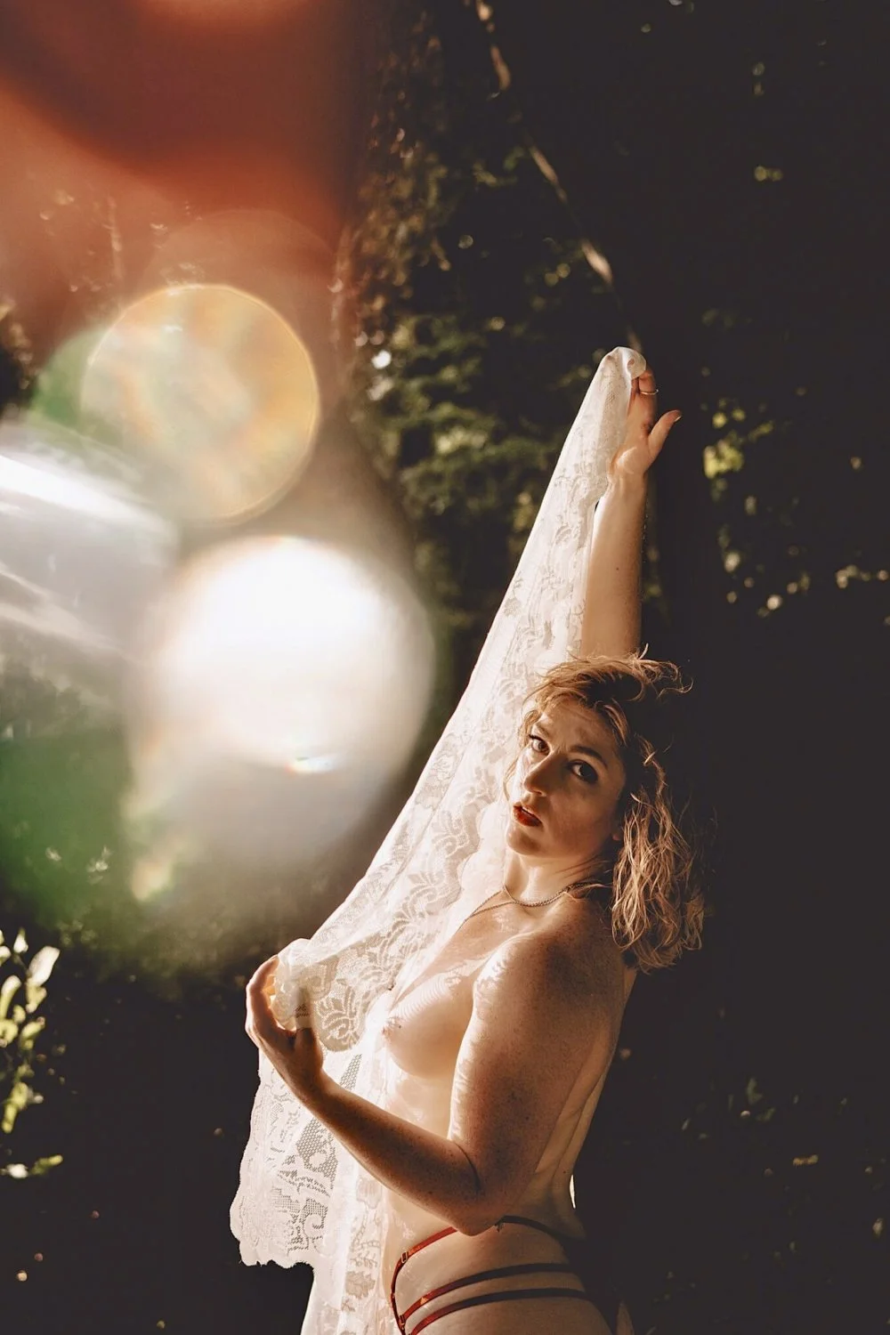 Short hair blonde nature slut boudoir image 21