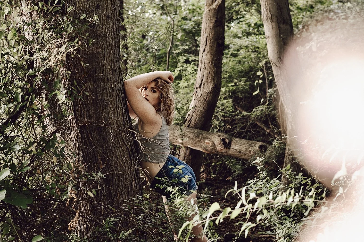 Short hair blonde nature slut boudoir image 4