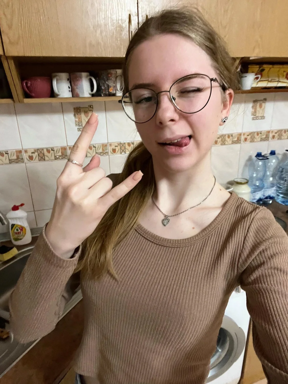 Beautiful skinny white girl, masturbating image 2
