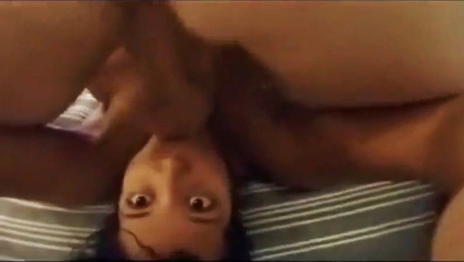 Ebony Sucks N Titty Fucks BWC Roomie Huge Facial image 6