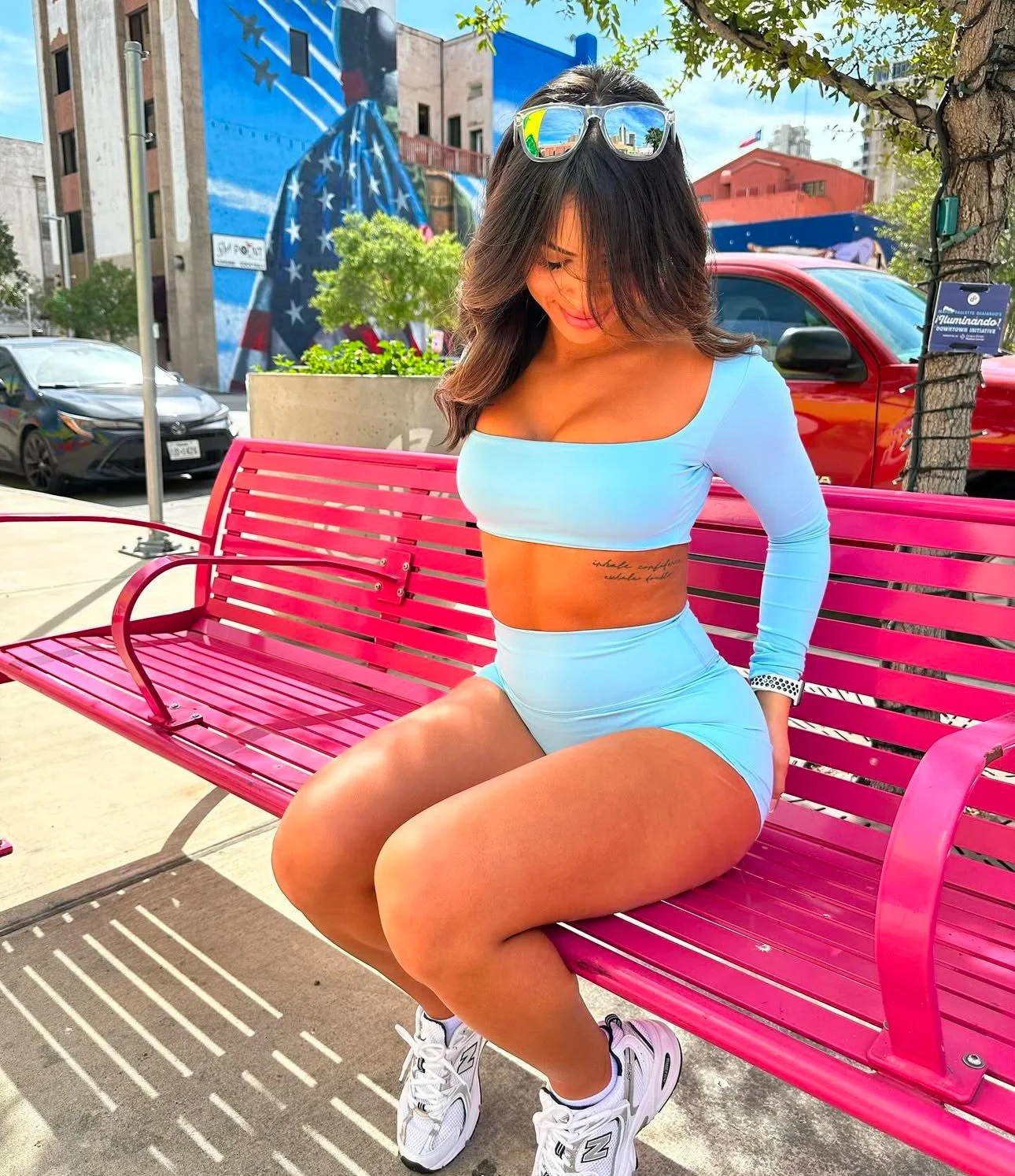 Pretty Latina slut with an amazing curvy body image 8