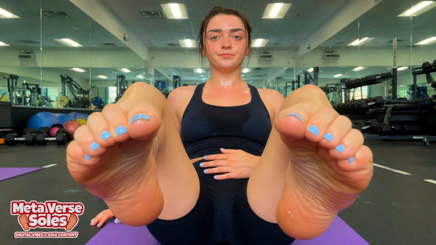 Maisie' sweaty yoga soles image 2