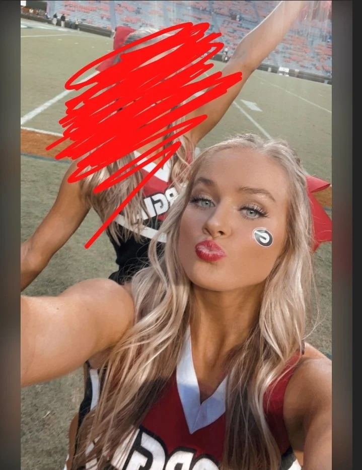 Cheerleader nude image 17