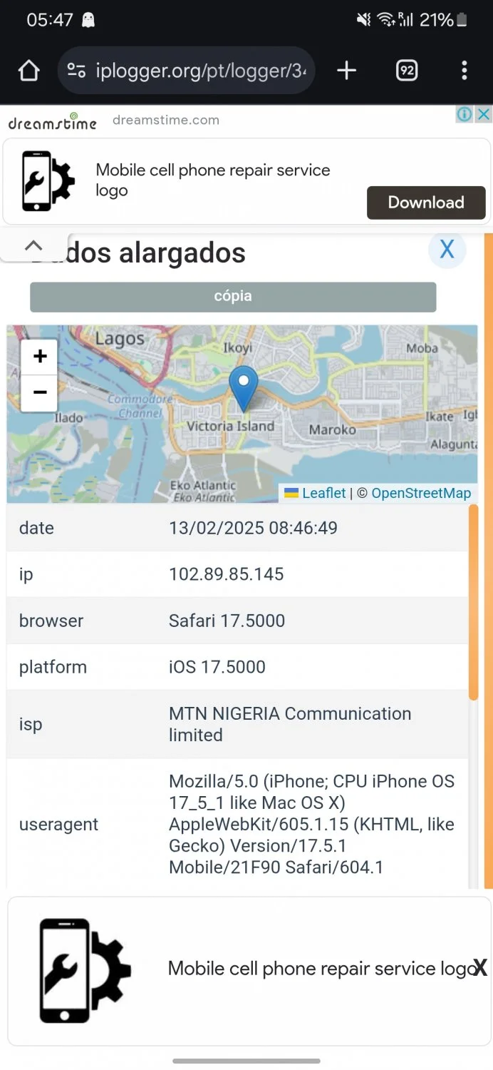 Estelionatario, podem usar esse IP e vpn image 2