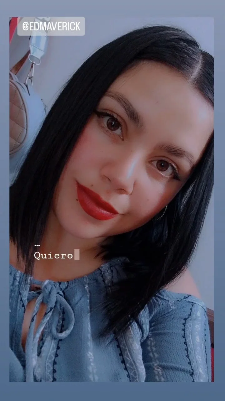 Edits de una putita de instagram que me la pone muy dura, su carita de actriz porno me calienta duro image 3