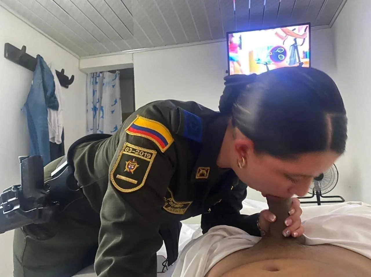 Patrullera Maria Manrique 🚔🇨🇴👮‍♀️🥵🤤😈🥴 image 3