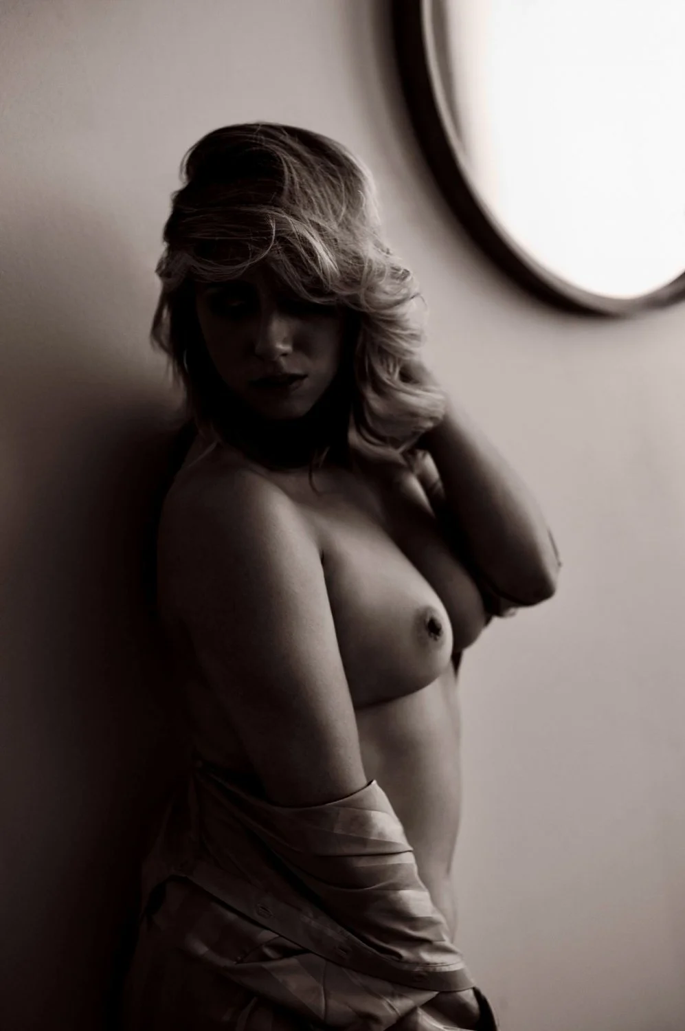 Delicious blonde boudoir image 20