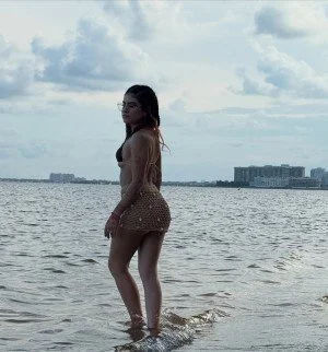 Pretty petite Latina slut rubs her pretty pussy and clit until she cums for you image 3