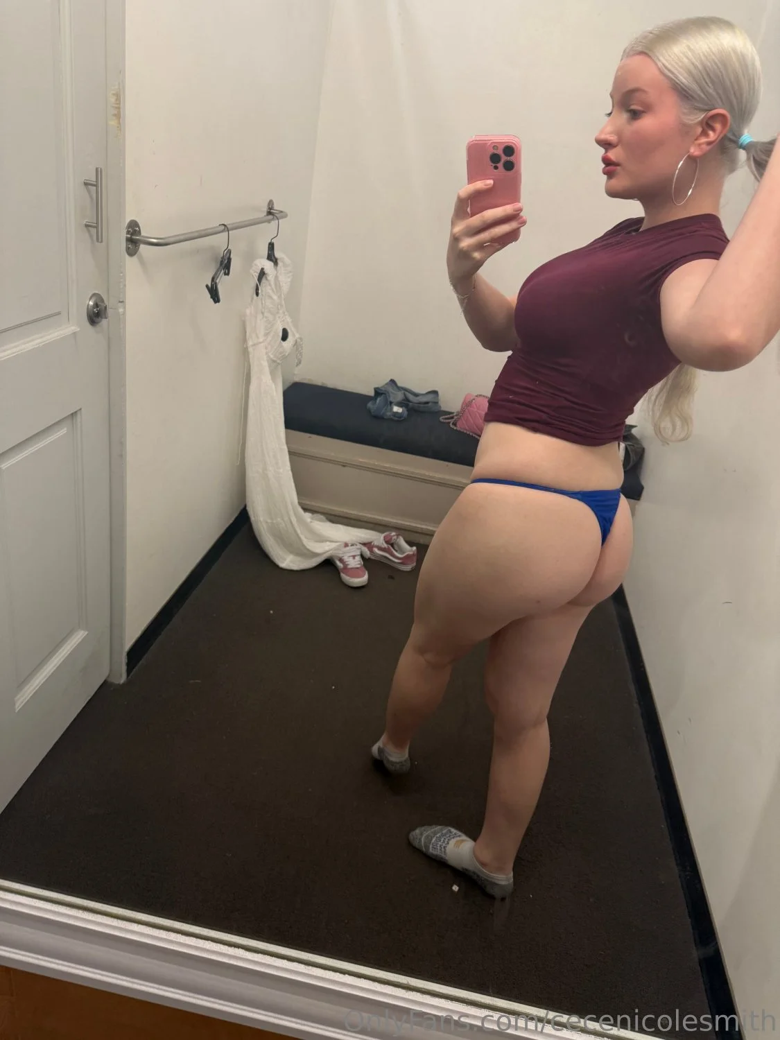 Bouncy Big Tits Trans Girl Showing Cece Nicole Her Body 😍😋 (Solo, Striptease, Twerk, Gooning) image 9