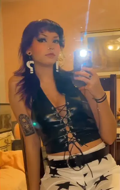 Sexy goth teen exposed cover image