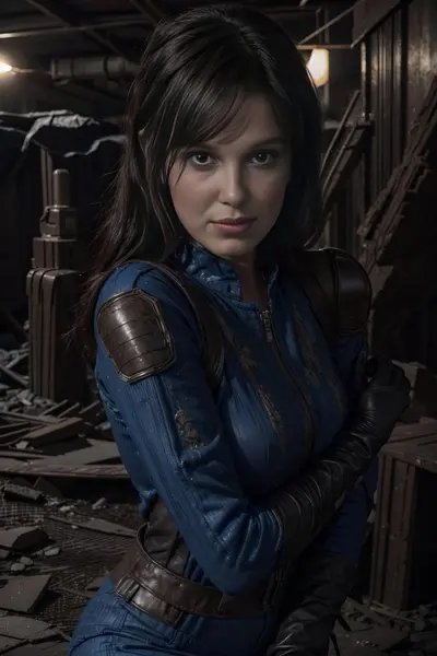 AI Celeb Deepfake - Millie Bobby Brown in the Wasteland cover image