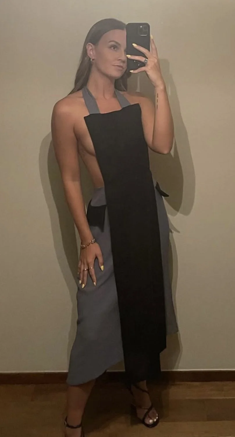 Sexy thick tan blonde college girl teasing mirror selfies image 10