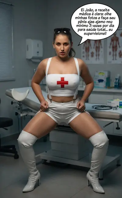 Minhas colegas de trabalho enfermeiras me ensinaram os benefícios da masturbação. IA - AI - NURSE. cover image