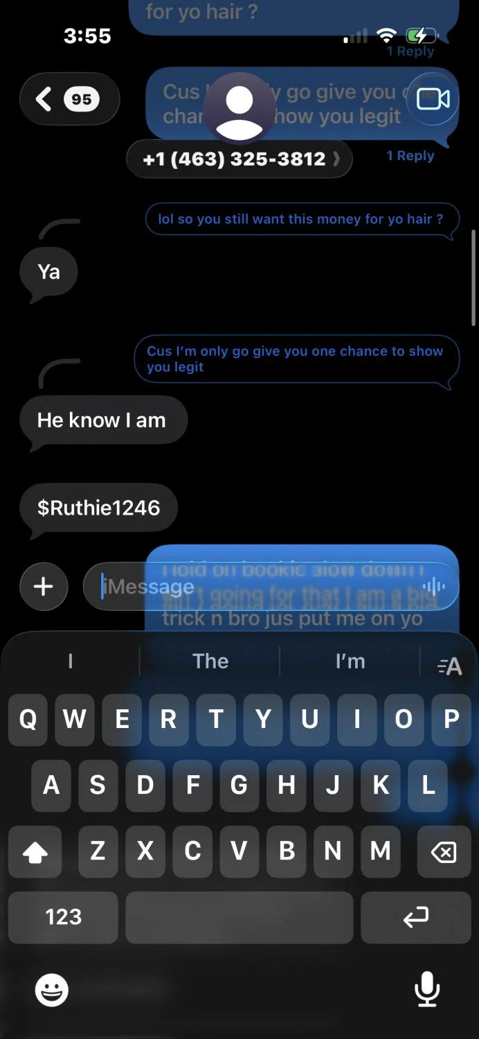 Major scammer on TikTok report her page an I’ll send you her content image 3