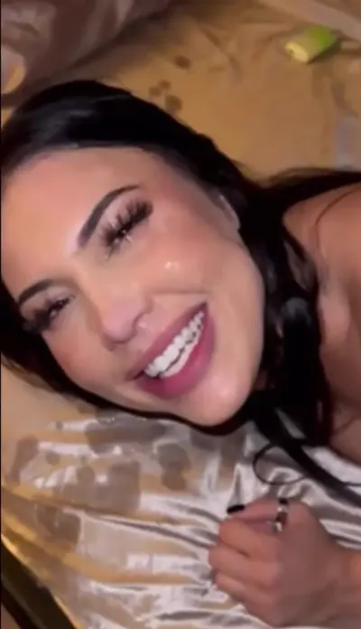 Beautiful brunette slut got facial cover image
