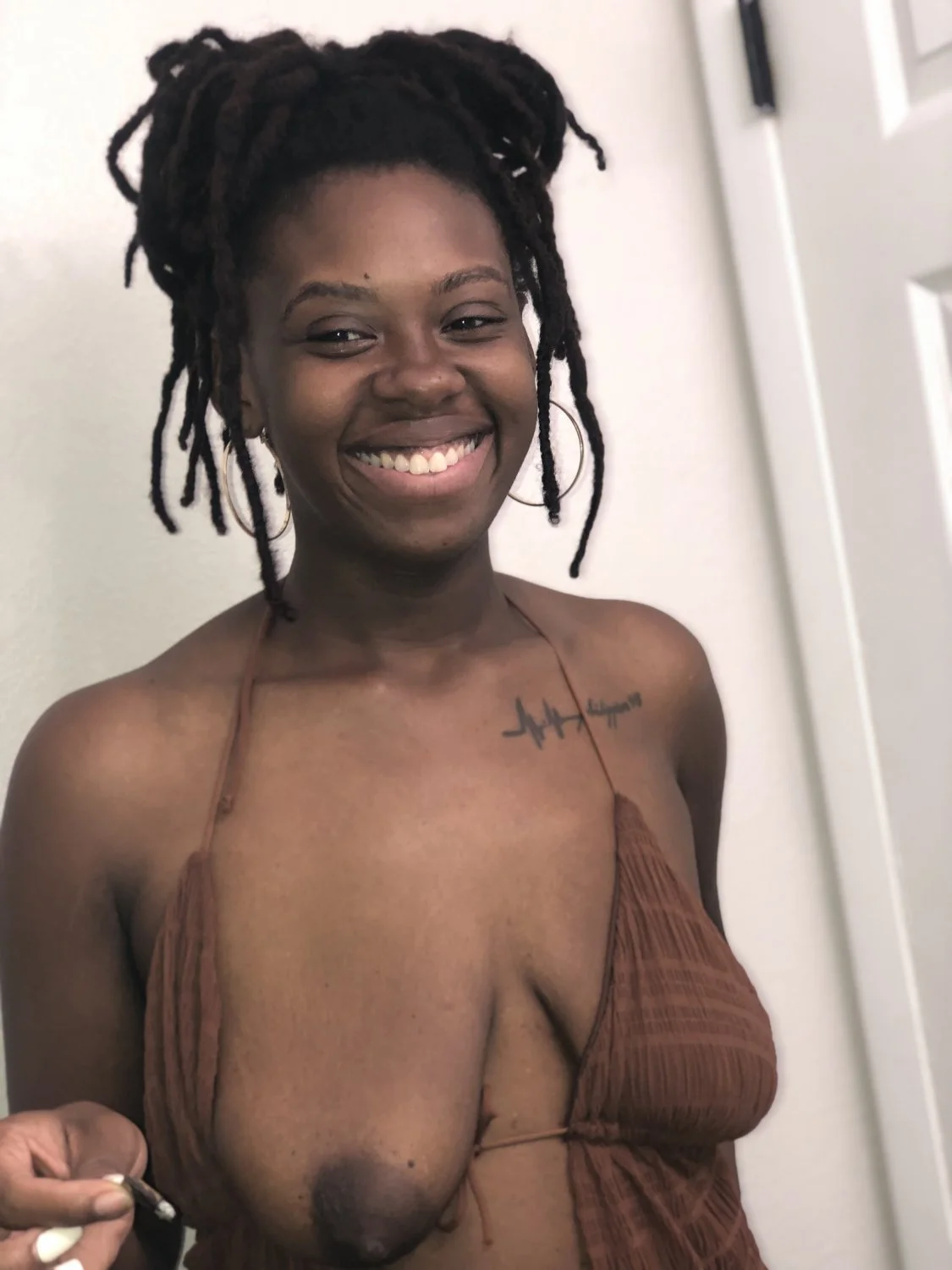 Saggy monkey tits image 8