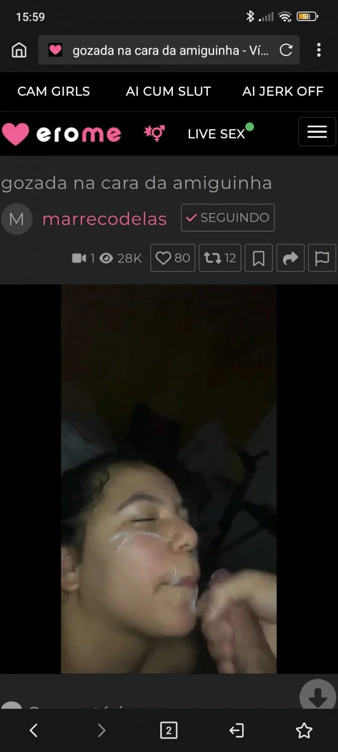 Alguém sabe se tem esse vídeo completo? Ppq que delícia de menina, não consigo achar de jeito nenhum image 2