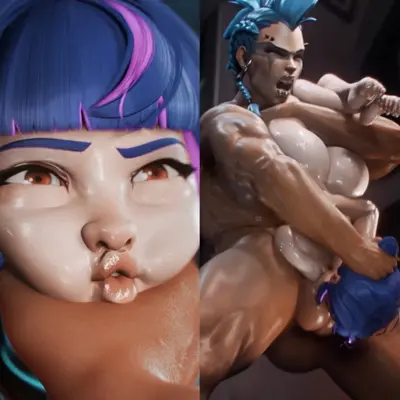 [Overwatch] Rude Juno gets mouth-fucked cover image
