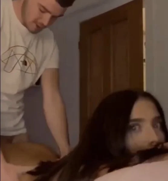 Horny teen couple records their first sextape image 1