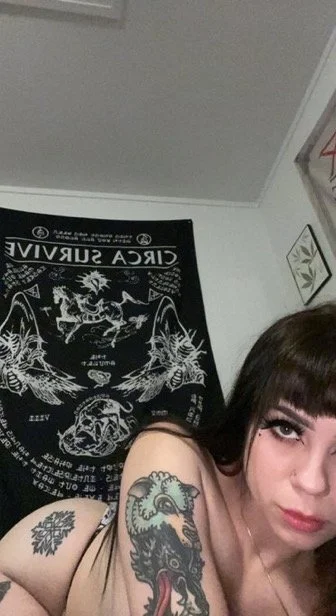 Bikini barista white goth slut image 13