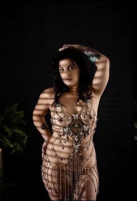 Baddie brunette boudoir image 10