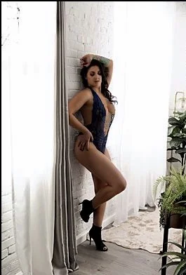 Baddie brunette boudoir image 17