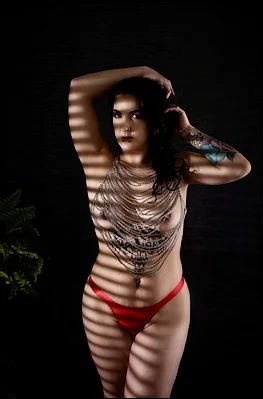 Baddie brunette boudoir image 22