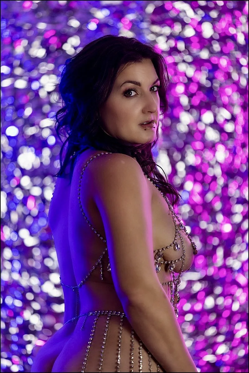 Baddie brunette boudoir image 24
