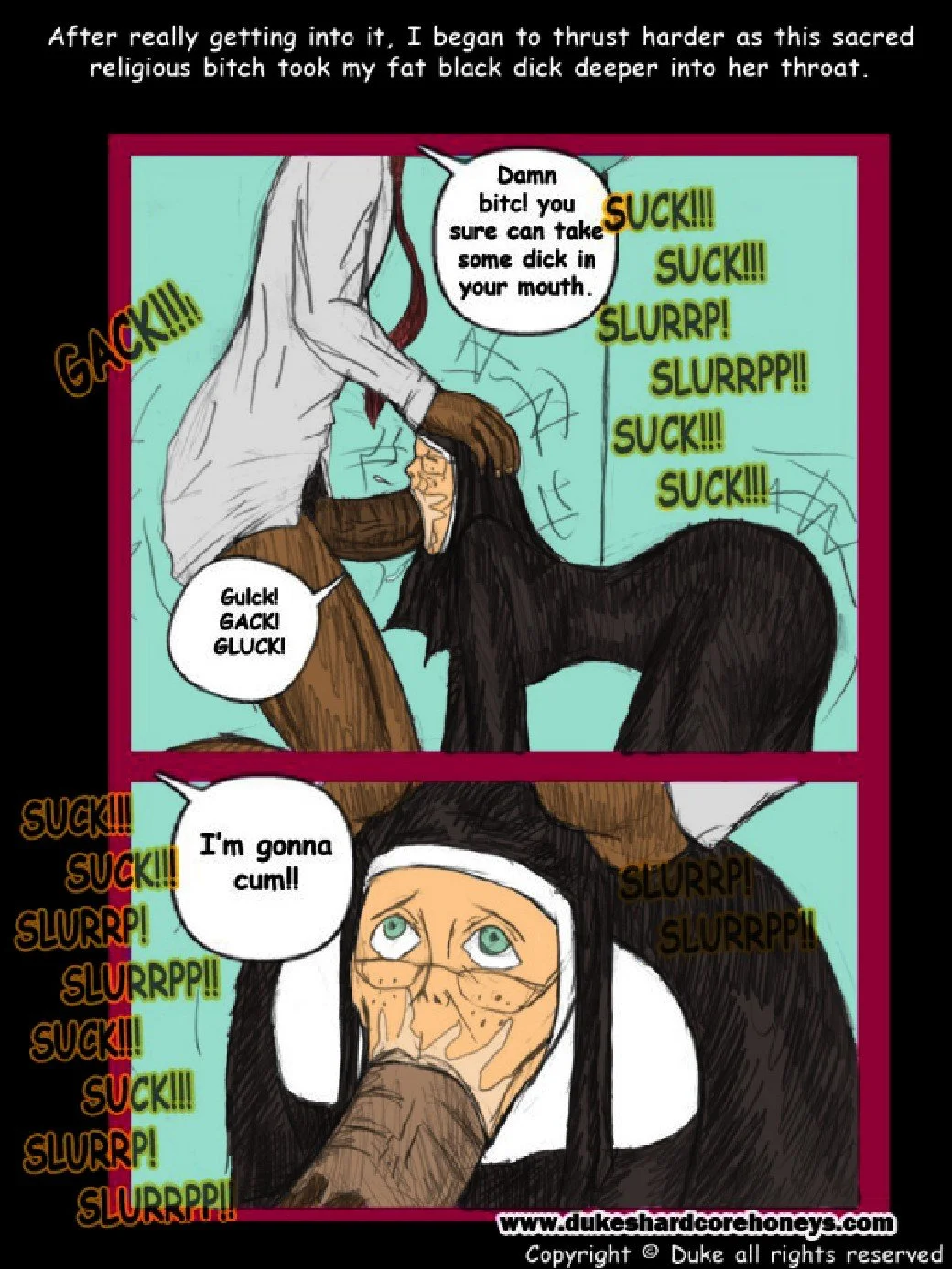 Jiggly Fat Ass Nun Used By BBC Student image 8