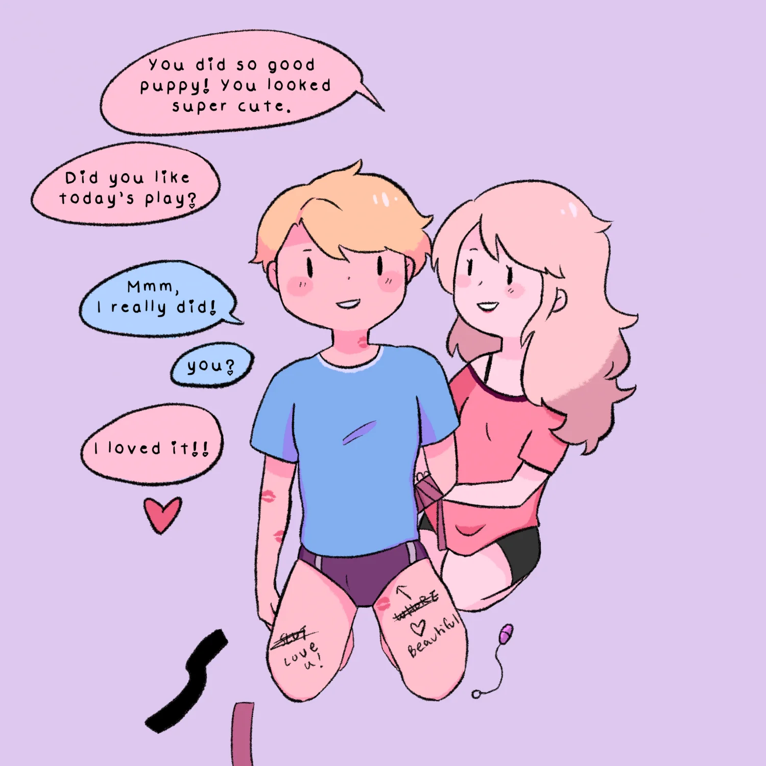 Femdom/NTR drawn no AI image 13