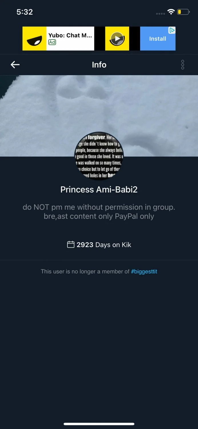 Kik bitch calls herself princess image 6
