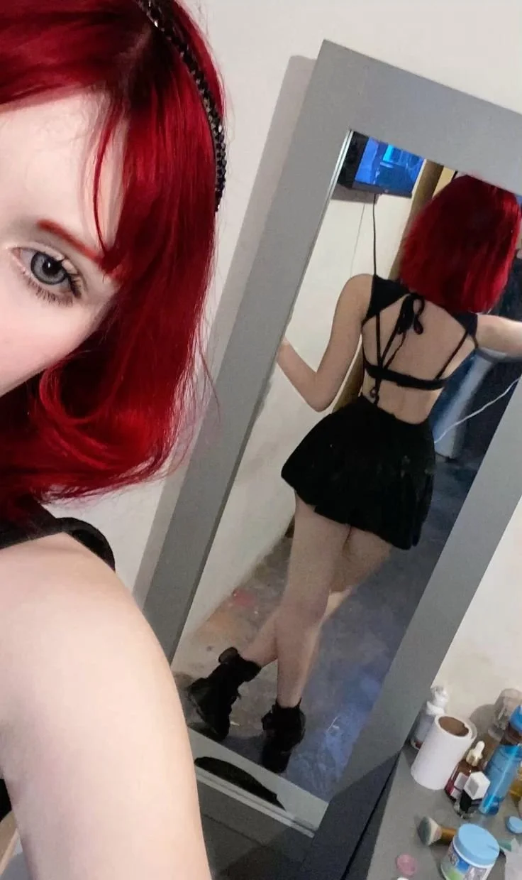 Goth girl + BBC = Humiliation White boy loser image 3