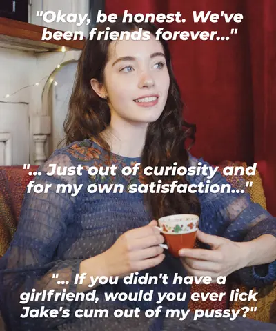 Would you ever...? - Cum cleanup captions cover image