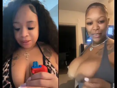 Two thicc BBW thots flashin titties & shakin ASS cover image