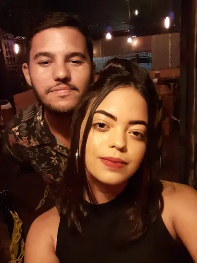 Novinha morena casadinha caindo de boca no amante cover image