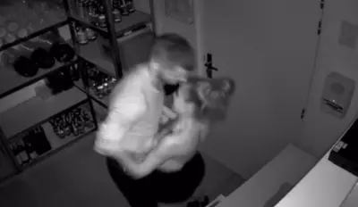 After shift caught on Security cam cover image