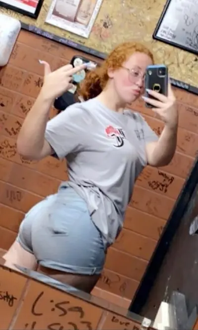 Thick redhead with fat ass cover image