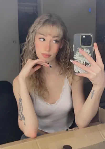 Skinny Sexy Blonde Tattoo Ex Stripper cover image