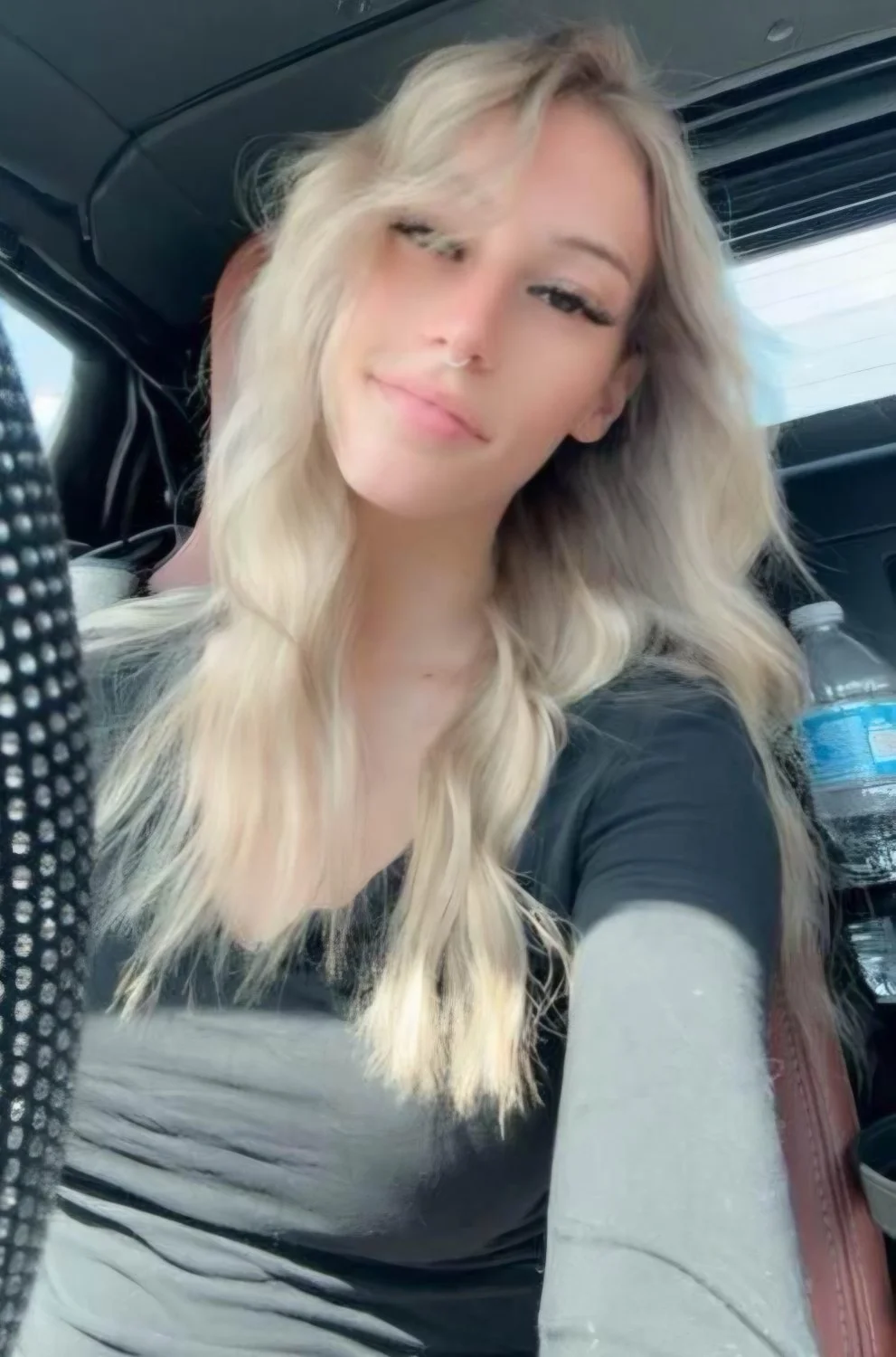 Skinny Sexy Blonde Tattoo Ex Stripper image 36