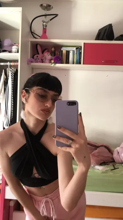 Spanish gf with perfect body exposed cover image